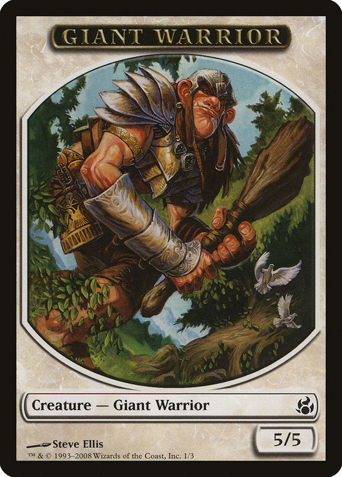 Giant Warrior [Morningtide Tokens] | Eastridge Sports Cards & Games