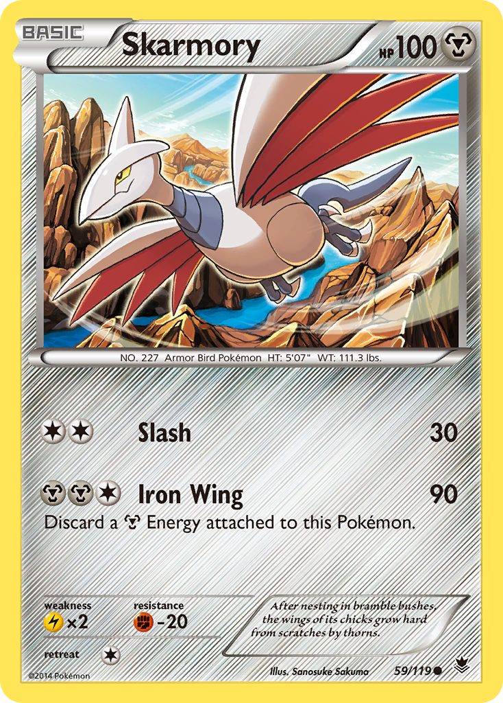 Skarmory (59/119) [XY: Phantom Forces] | Eastridge Sports Cards & Games