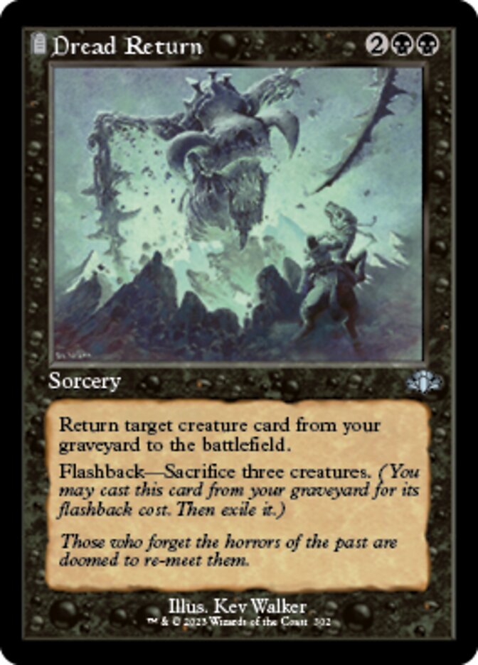 Dread Return (Retro) [Dominaria Remastered] | Eastridge Sports Cards & Games