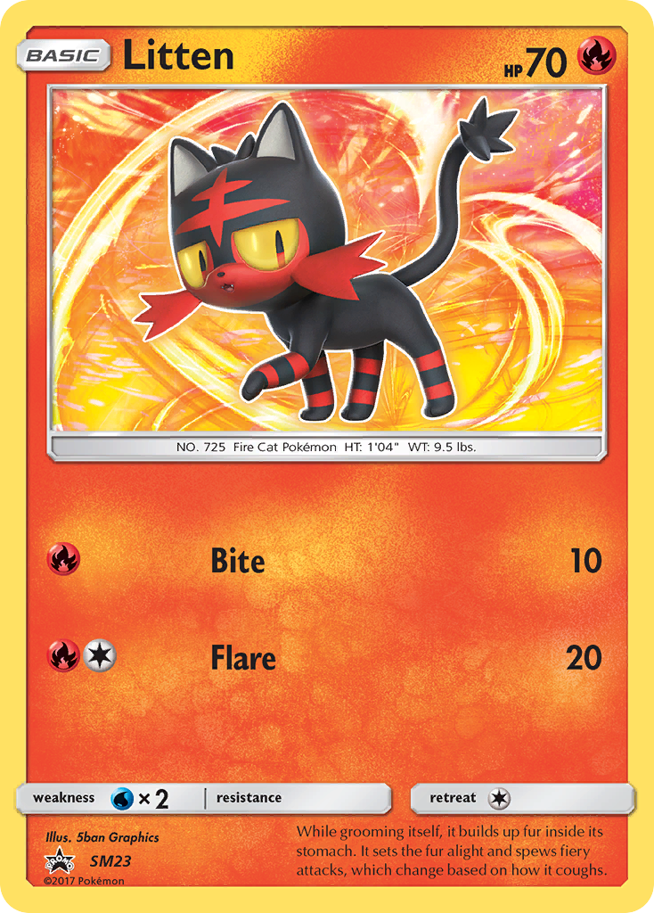 Litten (SM23) [Sun & Moon: Black Star Promos] | Eastridge Sports Cards & Games