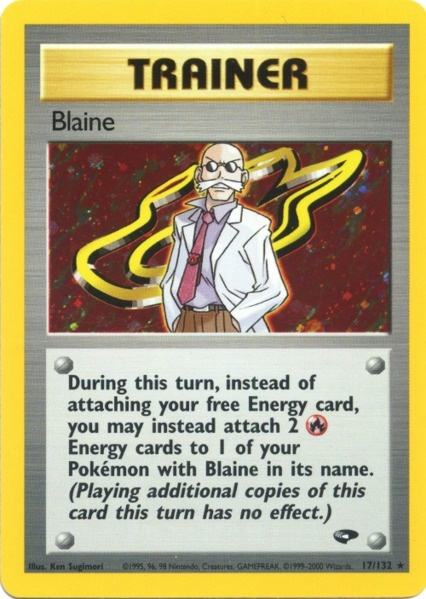 Blaine (17/132) [Gym Challenge Unlimited] | Eastridge Sports Cards & Games