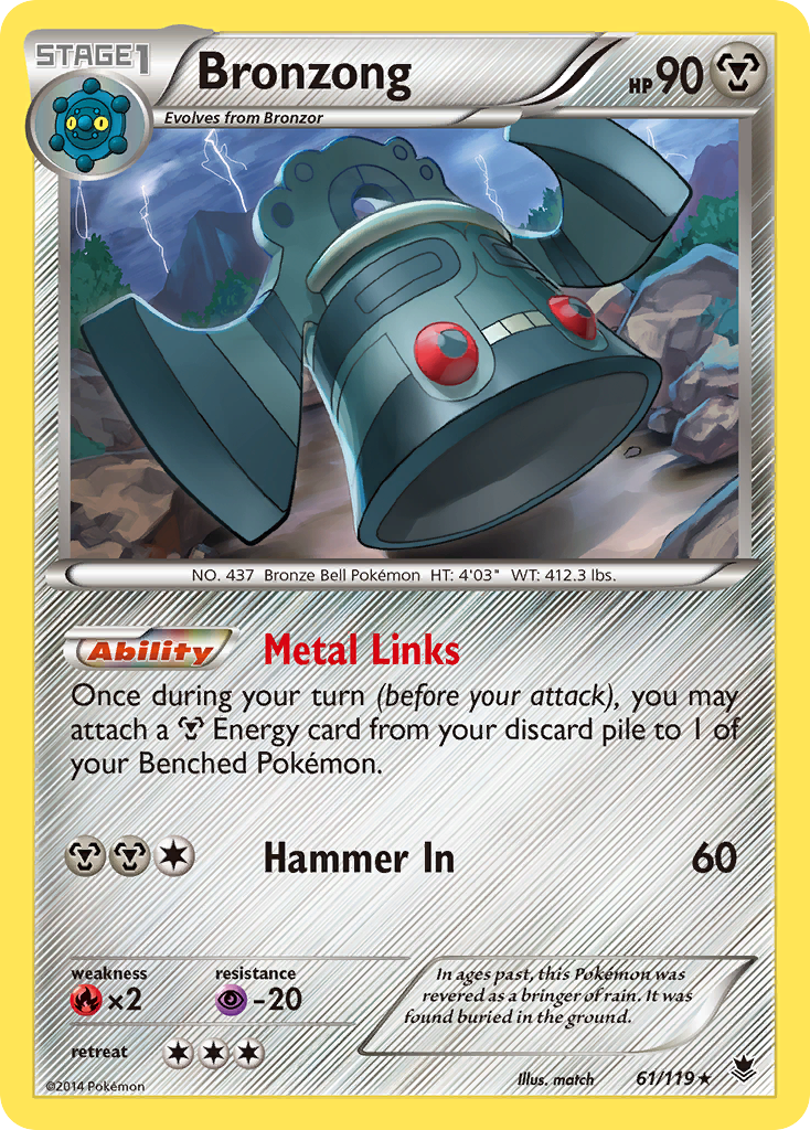 Bronzong (61/119) [XY: Phantom Forces] | Eastridge Sports Cards & Games