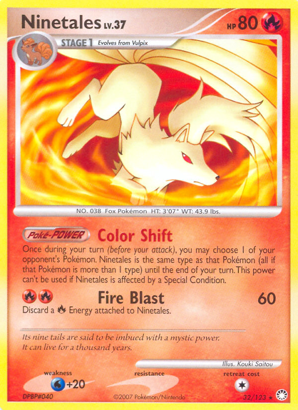 Ninetales (32/123) [Diamond & Pearl: Mysterious Treasures] | Eastridge Sports Cards & Games