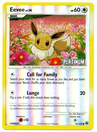 Eevee (62/100) [Burger King Promos: 2009 Collection] | Eastridge Sports Cards & Games