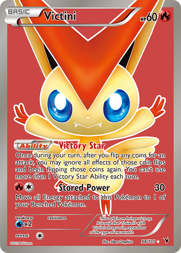 Victini (98/101) [Black & White: Noble Victories] | Eastridge Sports Cards & Games