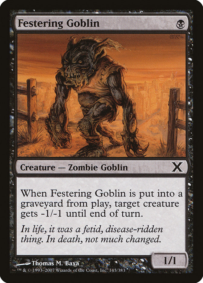 Festering Goblin [Tenth Edition] | Eastridge Sports Cards & Games