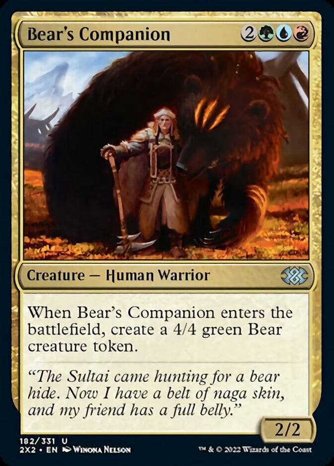 Bear's Companion [Double Masters 2022] | Eastridge Sports Cards & Games