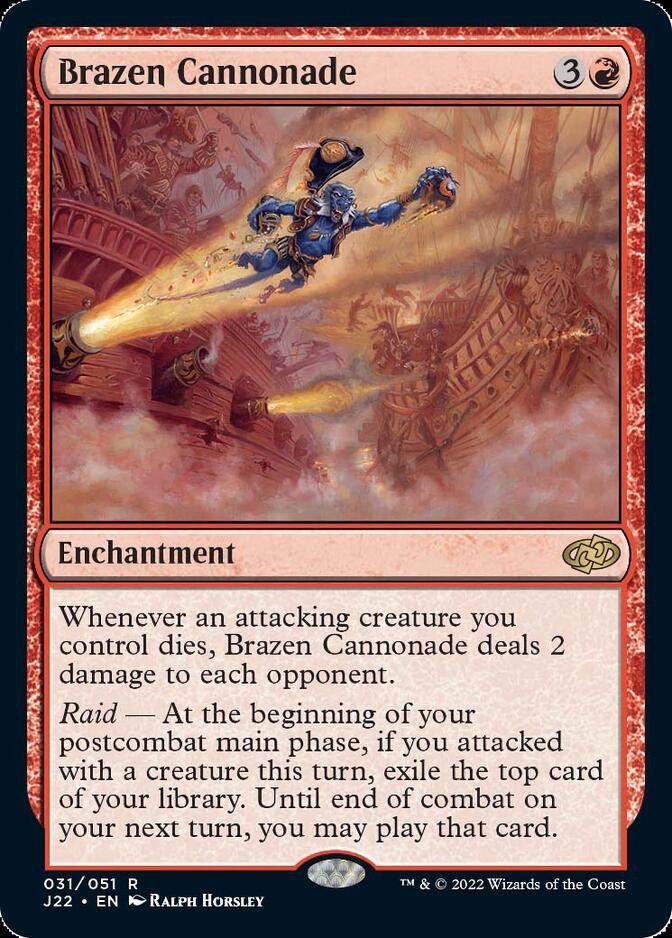 Brazen Cannonade [Jumpstart 2022] | Eastridge Sports Cards & Games