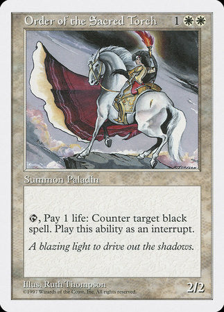Order of the Sacred Torch [Fifth Edition] | Eastridge Sports Cards & Games