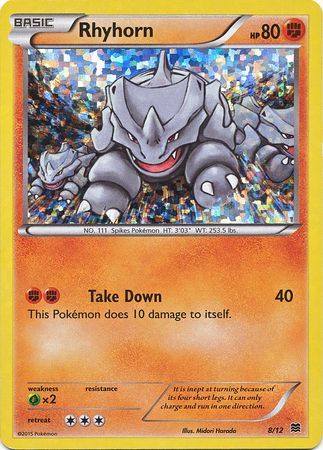 Rhyhorn (8/12) [McDonald's Promos: 2015 Collection] | Eastridge Sports Cards & Games