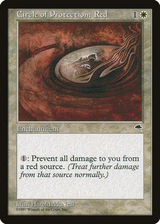 Circle of Protection: Red [Tempest] | Eastridge Sports Cards & Games