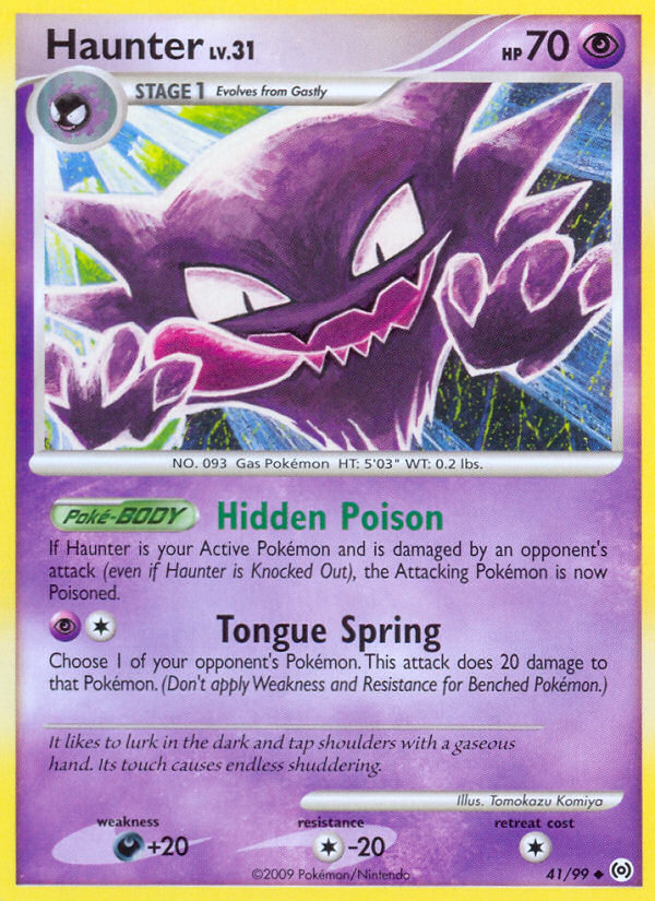 Haunter (41/99) [Platinum: Arceus] | Eastridge Sports Cards & Games