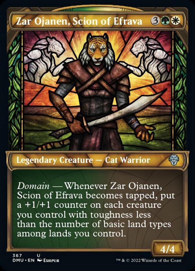 Zar Ojanen, Scion of Efrava (Showcase Textured) [Dominaria United] | Eastridge Sports Cards & Games