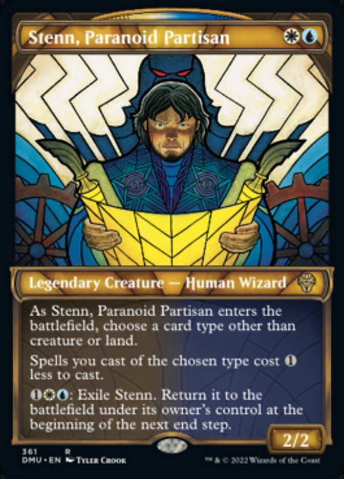 Stenn, Paranoid Partisan (Showcase Textured) [Dominaria United] | Eastridge Sports Cards & Games