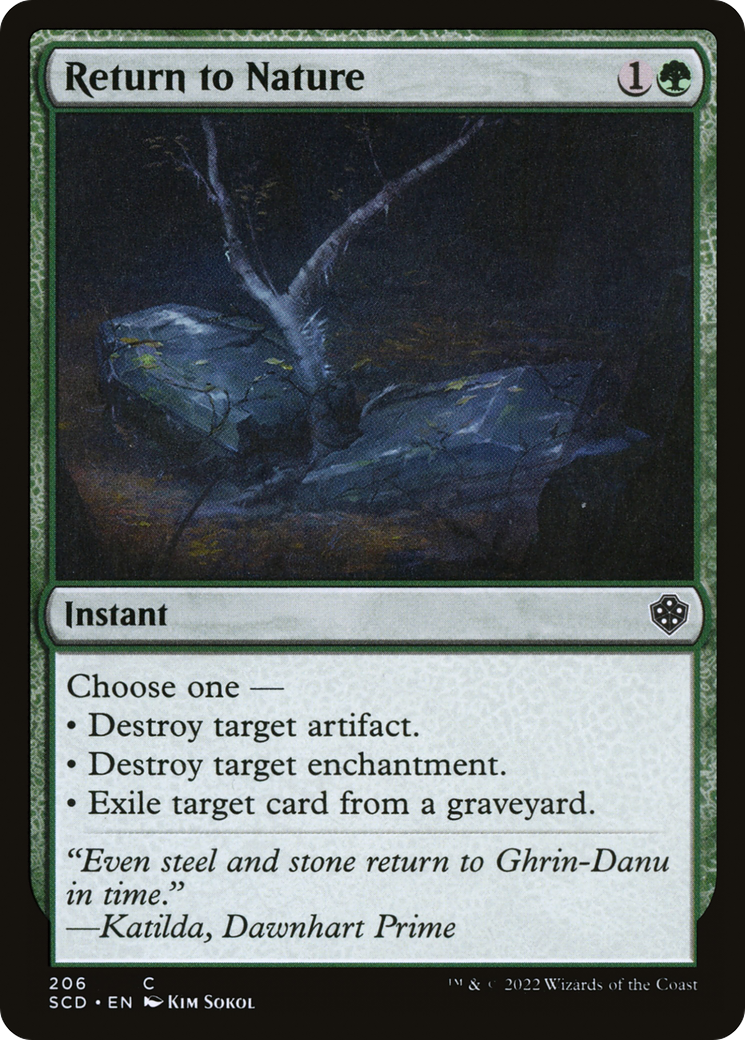 Return to Nature [Starter Commander Decks] | Eastridge Sports Cards & Games