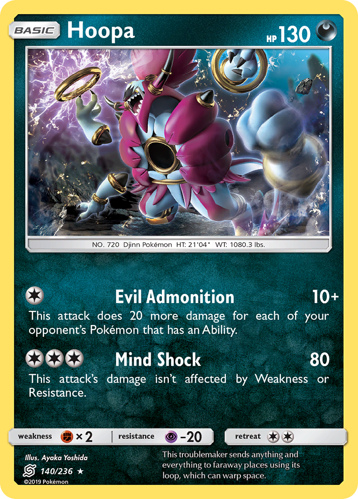 Hoopa (140/236) [Sun & Moon: Unified Minds] | Eastridge Sports Cards & Games