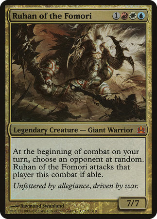 Ruhan of the Fomori (Oversized) [Commander 2011 Oversized] | Eastridge Sports Cards & Games