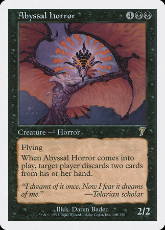 Abyssal Horror [Seventh Edition] | Eastridge Sports Cards & Games