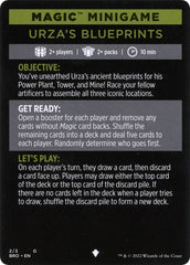 Urza's Blueprints (Magic Minigame) [The Brothers' War Minigame] | Eastridge Sports Cards & Games