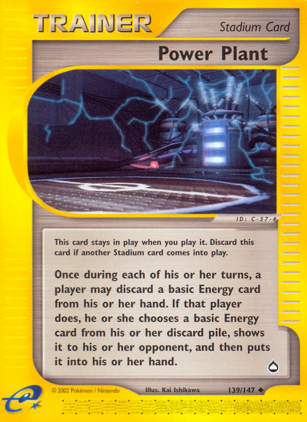 Power Plant (139/147) [Aquapolis] | Eastridge Sports Cards & Games