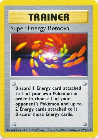 Super Energy Removal (79/102) [Base Set Shadowless Unlimited] | Eastridge Sports Cards & Games