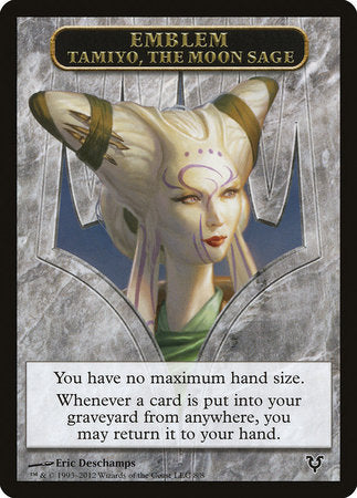 Emblem - Tamiyo, The Moon Sage [Avacyn Restored Tokens] | Eastridge Sports Cards & Games