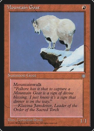 Mountain Goat [Ice Age] | Eastridge Sports Cards & Games