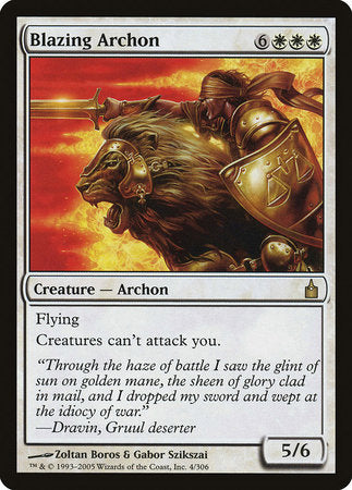 Blazing Archon [Ravnica: City of Guilds] | Eastridge Sports Cards & Games