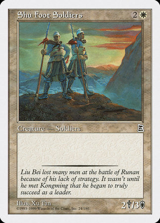 Shu Foot Soldiers [Portal Three Kingdoms] | Eastridge Sports Cards & Games