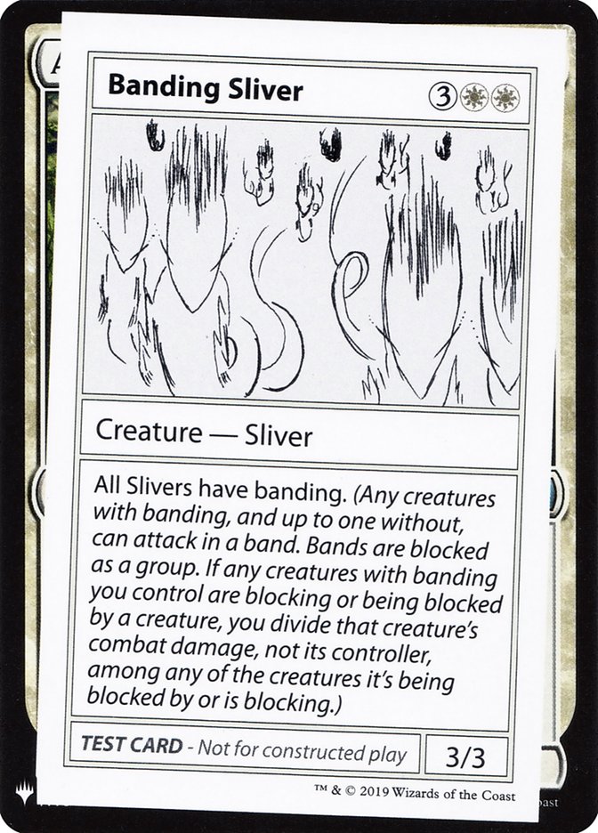 Banding Sliver [Mystery Booster Playtest Cards] | Eastridge Sports Cards & Games