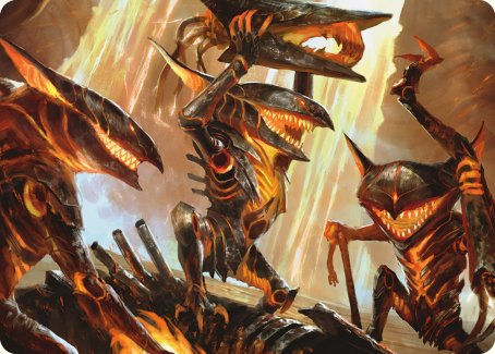 Gleeful Demolition Art Card [Phyrexia: All Will Be One Art Series] | Eastridge Sports Cards & Games