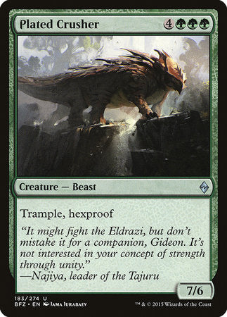 Plated Crusher [Battle for Zendikar] | Eastridge Sports Cards & Games
