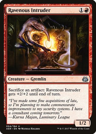 Ravenous Intruder [Aether Revolt] | Eastridge Sports Cards & Games