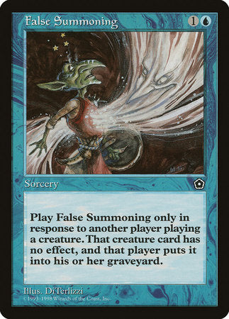 False Summoning [Portal Second Age] | Eastridge Sports Cards & Games