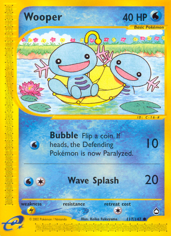 Wooper (117/147) [Aquapolis] | Eastridge Sports Cards & Games