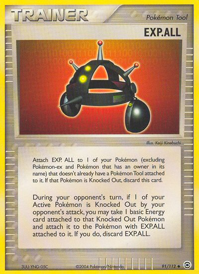EXP.ALL (91/112) [EX: FireRed & LeafGreen] | Eastridge Sports Cards & Games