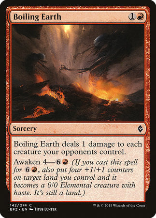 Boiling Earth [Battle for Zendikar] | Eastridge Sports Cards & Games