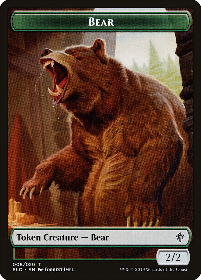 Bear [Throne of Eldraine Tokens] | Eastridge Sports Cards & Games