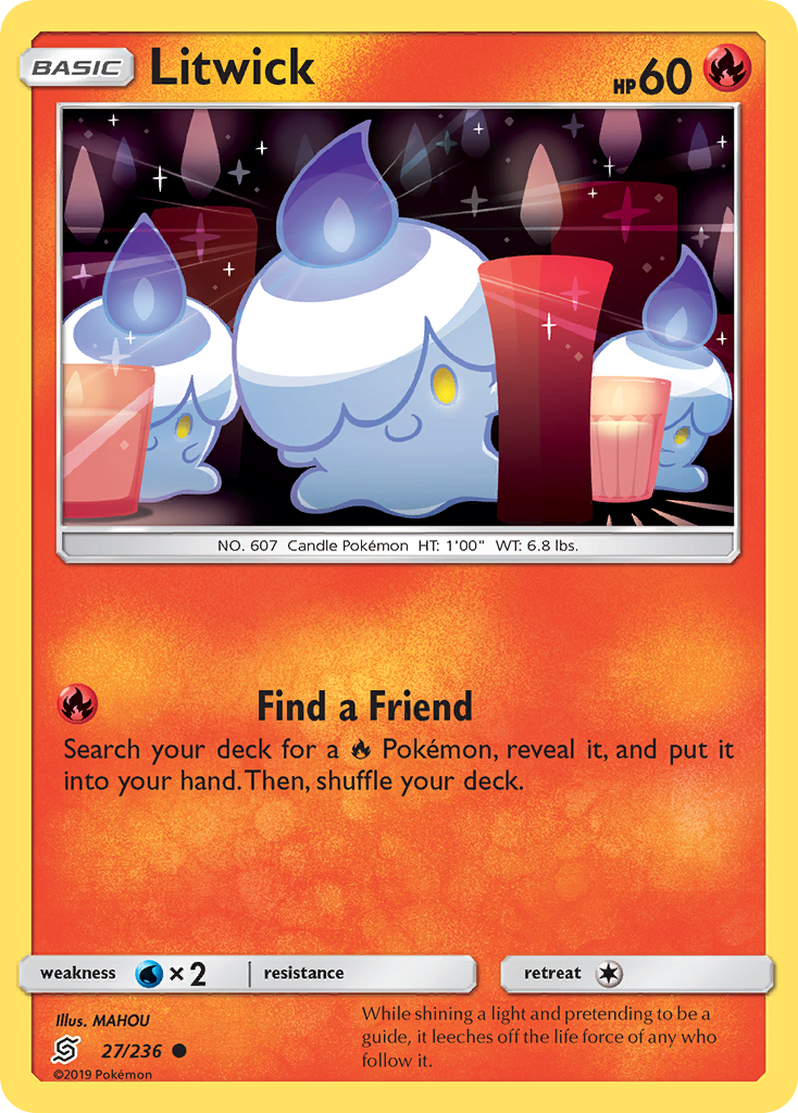Litwick (27/236) [Sun & Moon: Unified Minds] | Eastridge Sports Cards & Games