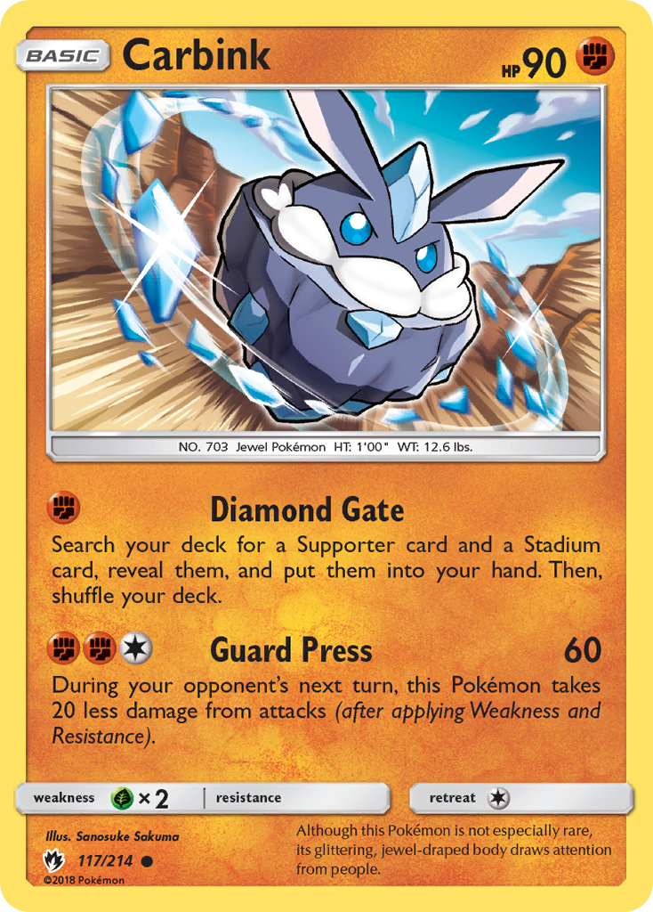 Carbink (117/214) [Sun & Moon: Lost Thunder] | Eastridge Sports Cards & Games