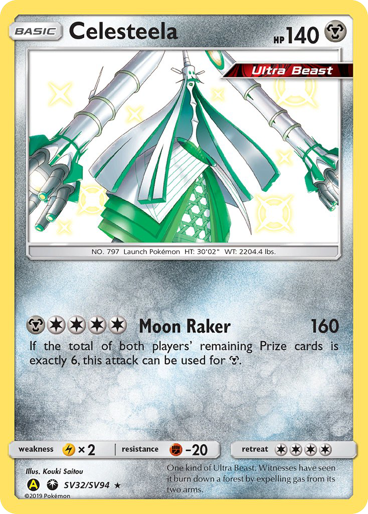 Celesteela (SV32/SV94) [Sun & Moon: Hidden Fates - Shiny Vault] | Eastridge Sports Cards & Games