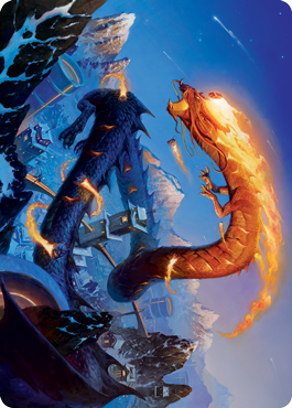 Atsushi, the Blazing Sky 1 Art Card [Kamigawa: Neon Dynasty Art Series] | Eastridge Sports Cards & Games