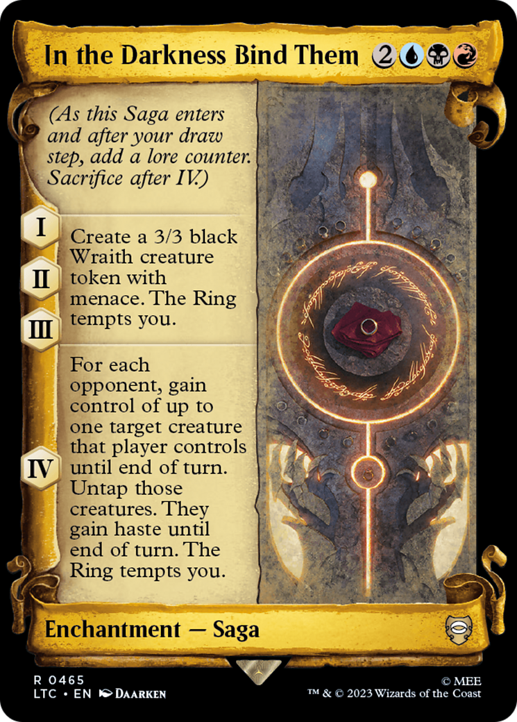 In the Darkness Bind Them [The Lord of the Rings: Tales of Middle-Earth Commander Showcase Scrolls] | Eastridge Sports Cards & Games