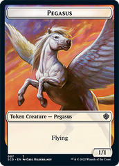 Pegasus // Faerie Double-Sided Token [Starter Commander Decks] | Eastridge Sports Cards & Games