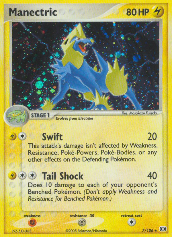 Manectric (7/106) [EX: Emerald] | Eastridge Sports Cards & Games