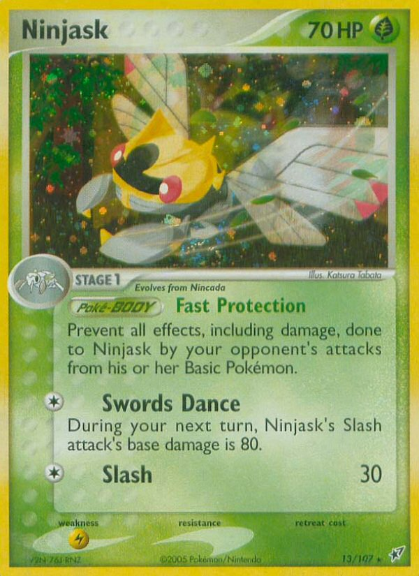 Ninjask (13/107) [EX: Deoxys] | Eastridge Sports Cards & Games