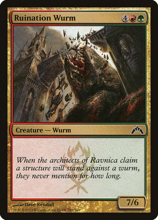 Ruination Wurm [Gatecrash] | Eastridge Sports Cards & Games