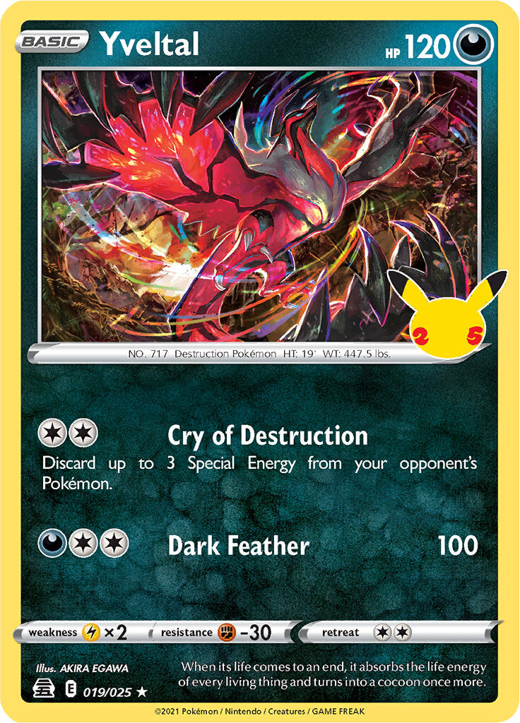 Yveltal (019/025) [Celebrations: 25th Anniversary] | Eastridge Sports Cards & Games