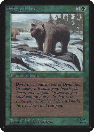 Grizzly Bears [Limited Edition Alpha] | Eastridge Sports Cards & Games