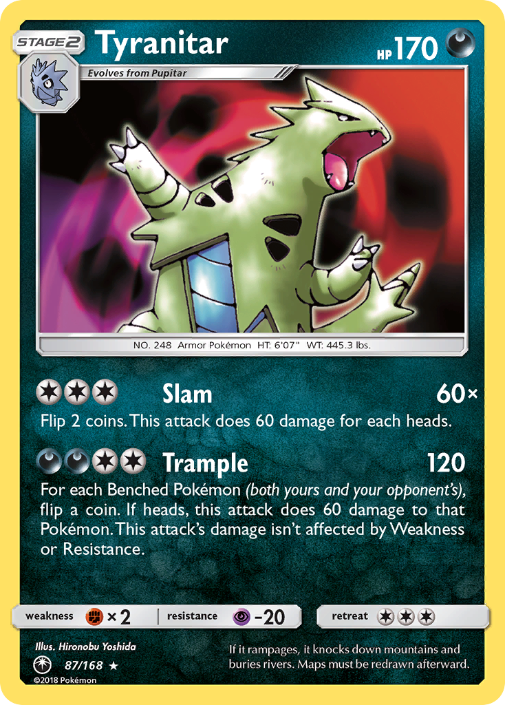 Tyranitar (87/168) [Sun & Moon: Celestial Storm] | Eastridge Sports Cards & Games